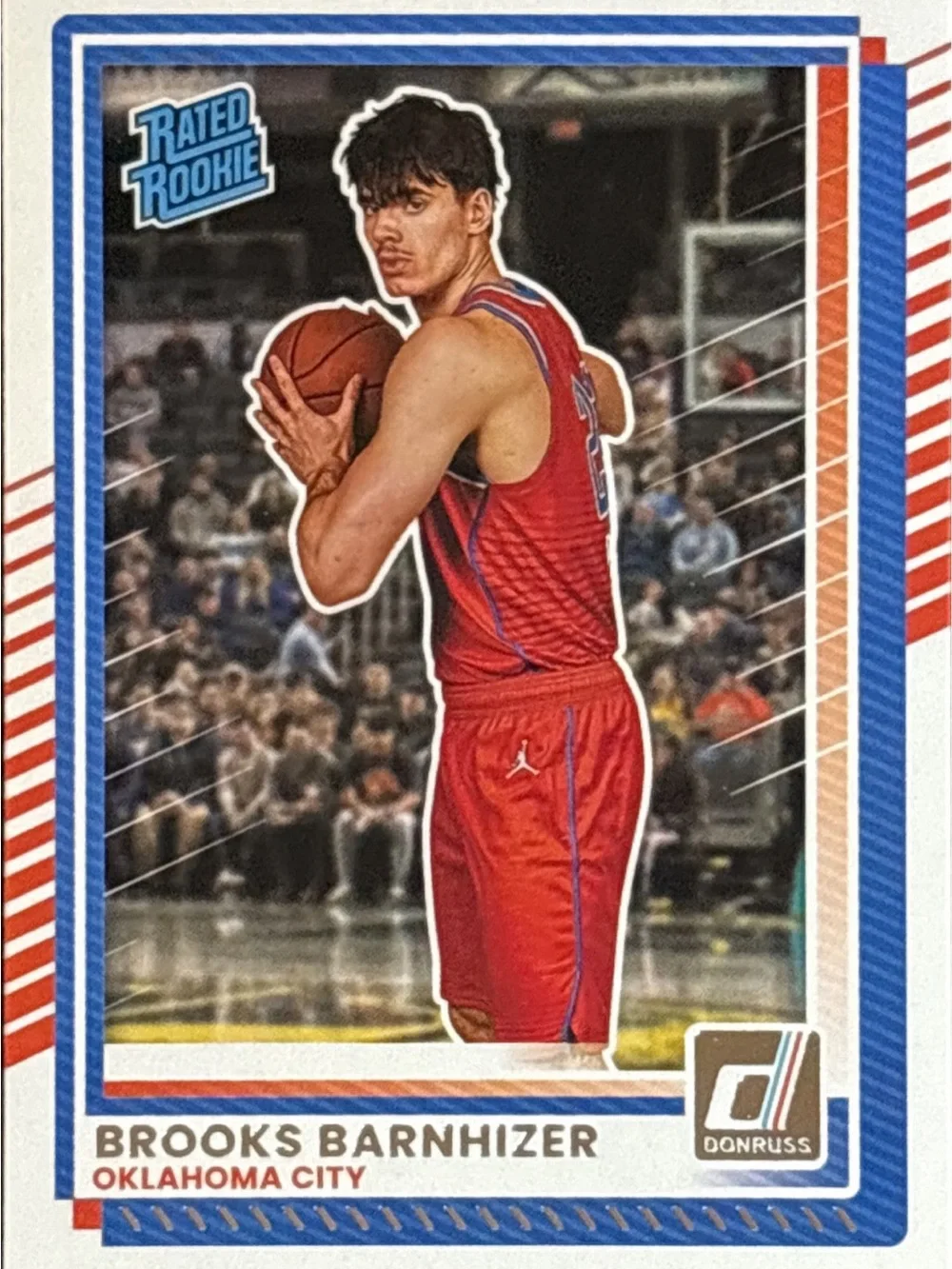 Panini Donruss Brooks Barnhizer Rated Rookie Card